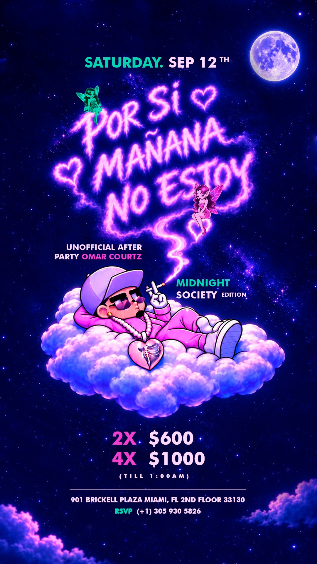 Midnight Society · Sábado en TuCandela Brickell